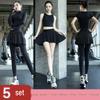 Women's Pleated Skirt & Jacket Quick-Dry Yoga Set