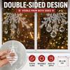 PVC Christmas Window Sticker Reusable Holiday Window Decal Window Cling Decal  Holiday Decorating