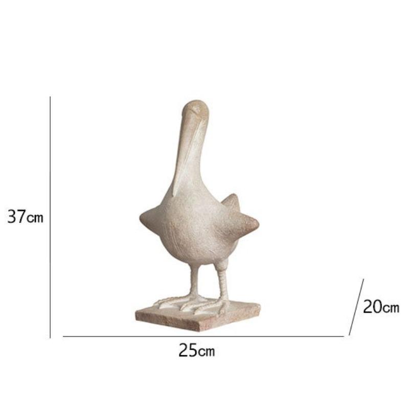 

Resin Bird Figurines Modern Creative Animal Sculptures Miniature Aesthetic Art Ornaments Living Room Decoration Accessories