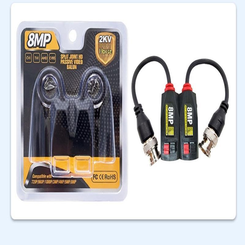 Hd 8Mp Single Channel Passive Video For Tvi Cvi Ahd Cctv Camera Coaxial High-Definition Twisted Pair Transmitter General