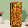 Khokhloma Russian Pattern Flower For Samsung Galaxy A16 A55 A35 A15 A32 A12 A22 A52 A54 A34 A14 A56 A36 A26 A13 A53 A06 Case