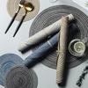 European Round Cotton Yarn Non-Slip Washable Woven Placemat - Simple Dining Table Insulation Mat