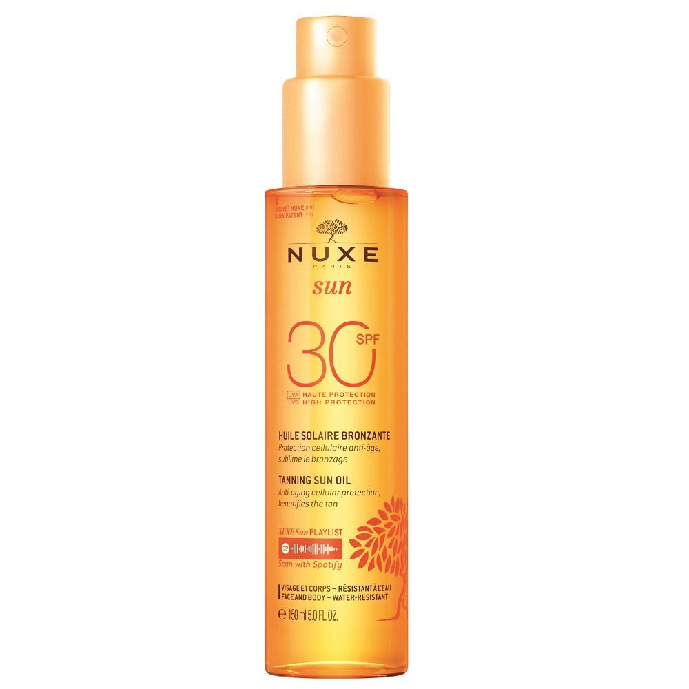 Nuxe Sun SPF30 Tanning Oil 150ml - UV Protection