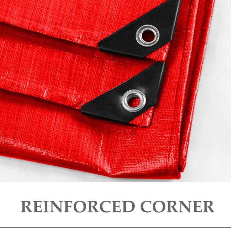 180GSM Red PE Tarpaulin Waterproof Polyethylene Light Weight Roof Cover Poly Tarp Blue PE Tarp Sheet