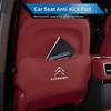 Car Seat Anti-Kick Pad Seatback Storage Protector Cover Accessories For Citroen C4 C3 C5 C1 C2 C-Elysee Berlingo Picasso Jumpy