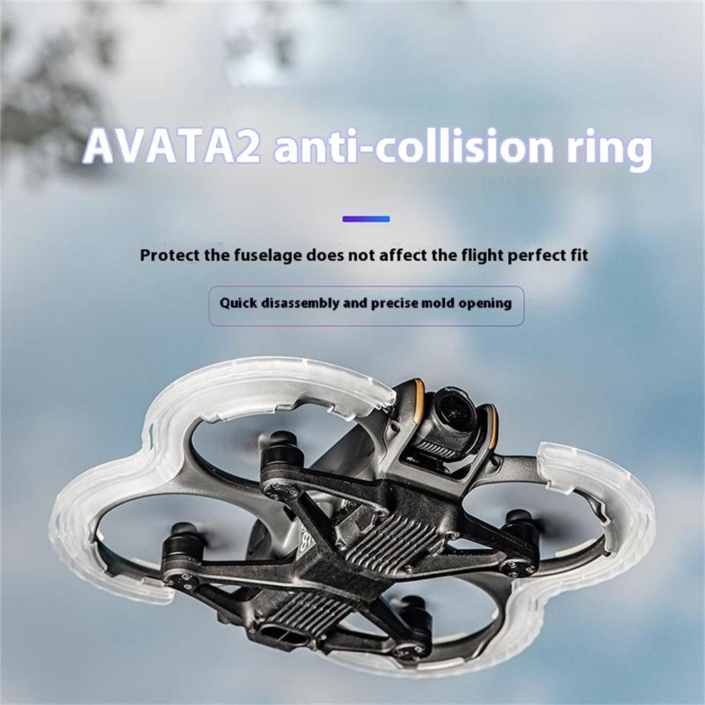 STARTRC 1151848 For DJI Avata 2 TPU Anti-Collision Bumper Ring Drone Propeller Guard Impact Protector