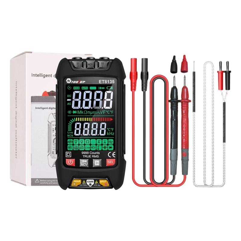 Professional Plastic Multimeter With Large Display Auto Ranging Function For Electrical Engineers And Technicians M4YD