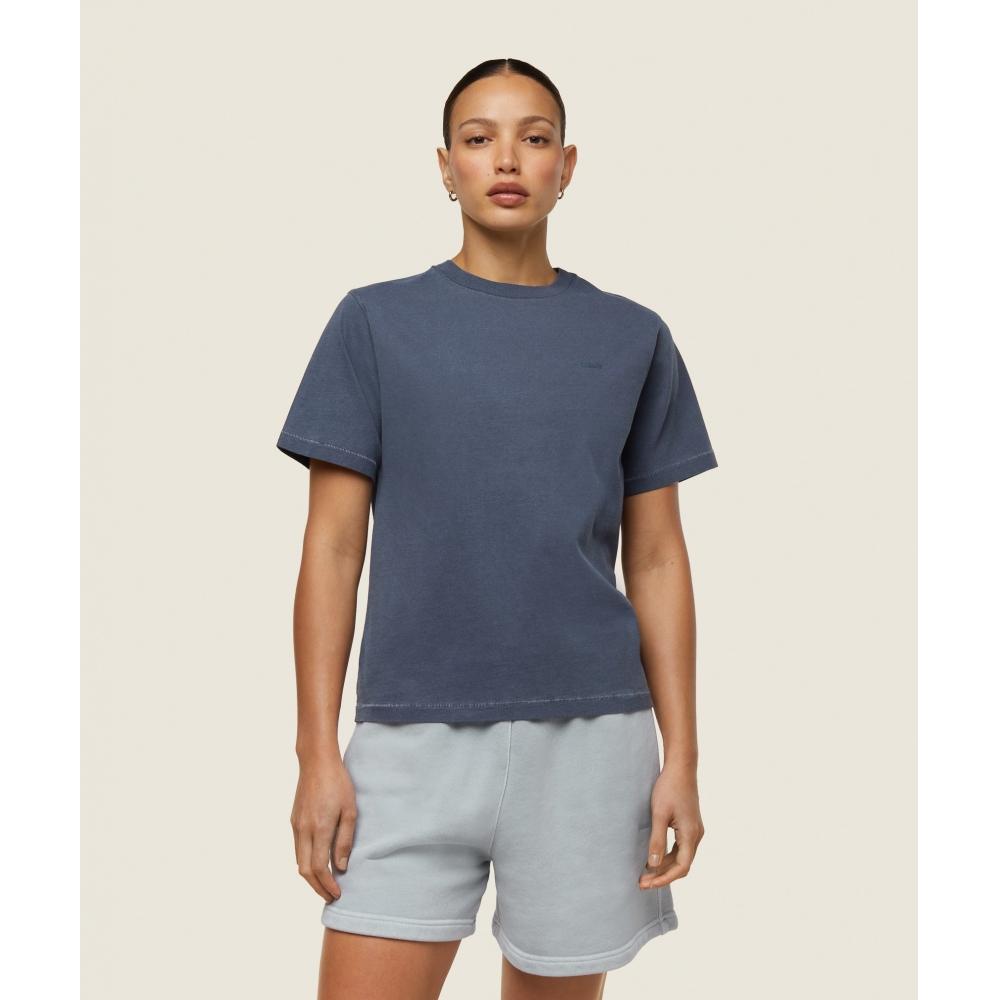 

GYMSHARK повседневная одежда Обычная футболка Heavy Blue B1C3L UCZJ