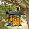 Weatherproof Bird Feeding Station Rust Resistant Suet Holder Hanging Birds Feeder  Wild Birds