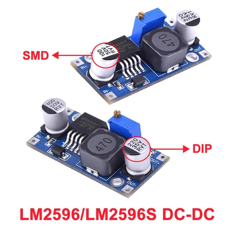 1-10pcs LM2596 DC To DC Buck Converter 3.0-40V To 1.5-35V Power Supply Step Down Module