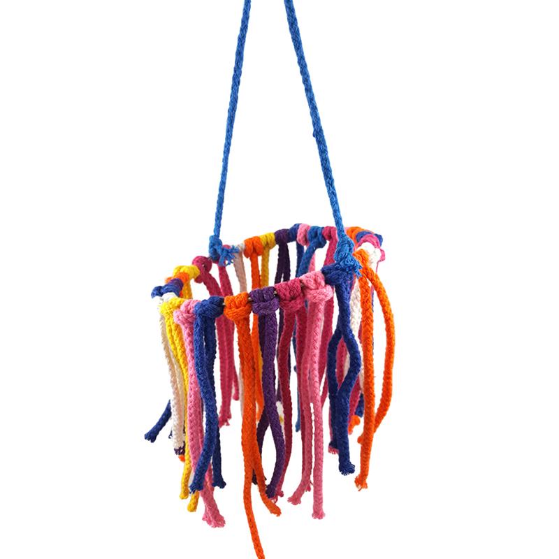 Hengende fugl leketøy bomull tau trekke leketøy