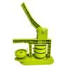 Green 58mm Badge Maker Machine for DIY Making Round Badge Pins Fridge Magnets Professional Rotating Type Manual Press Machine