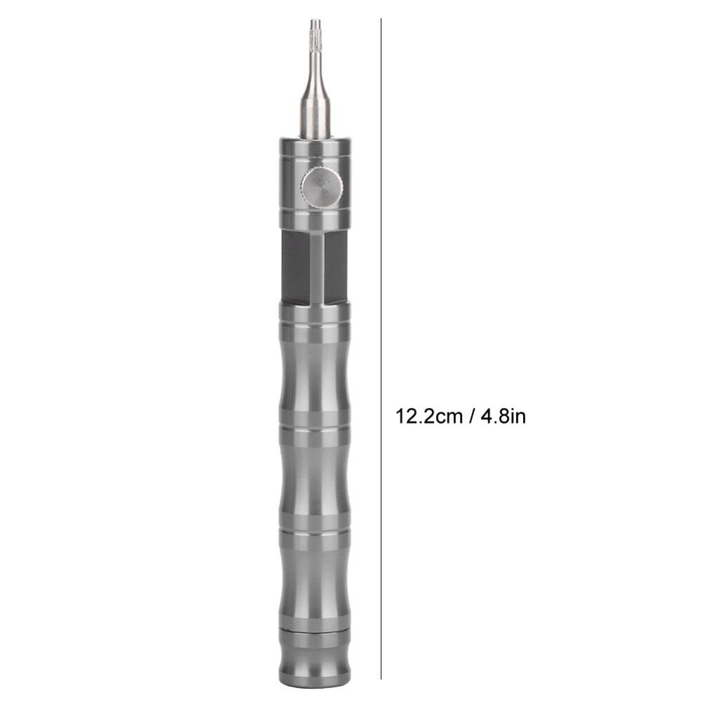 Gray Watch Crown Tube Remover Metal Watch Crown Tube Tool Repairing Watch Repairing Tool Strap Fix