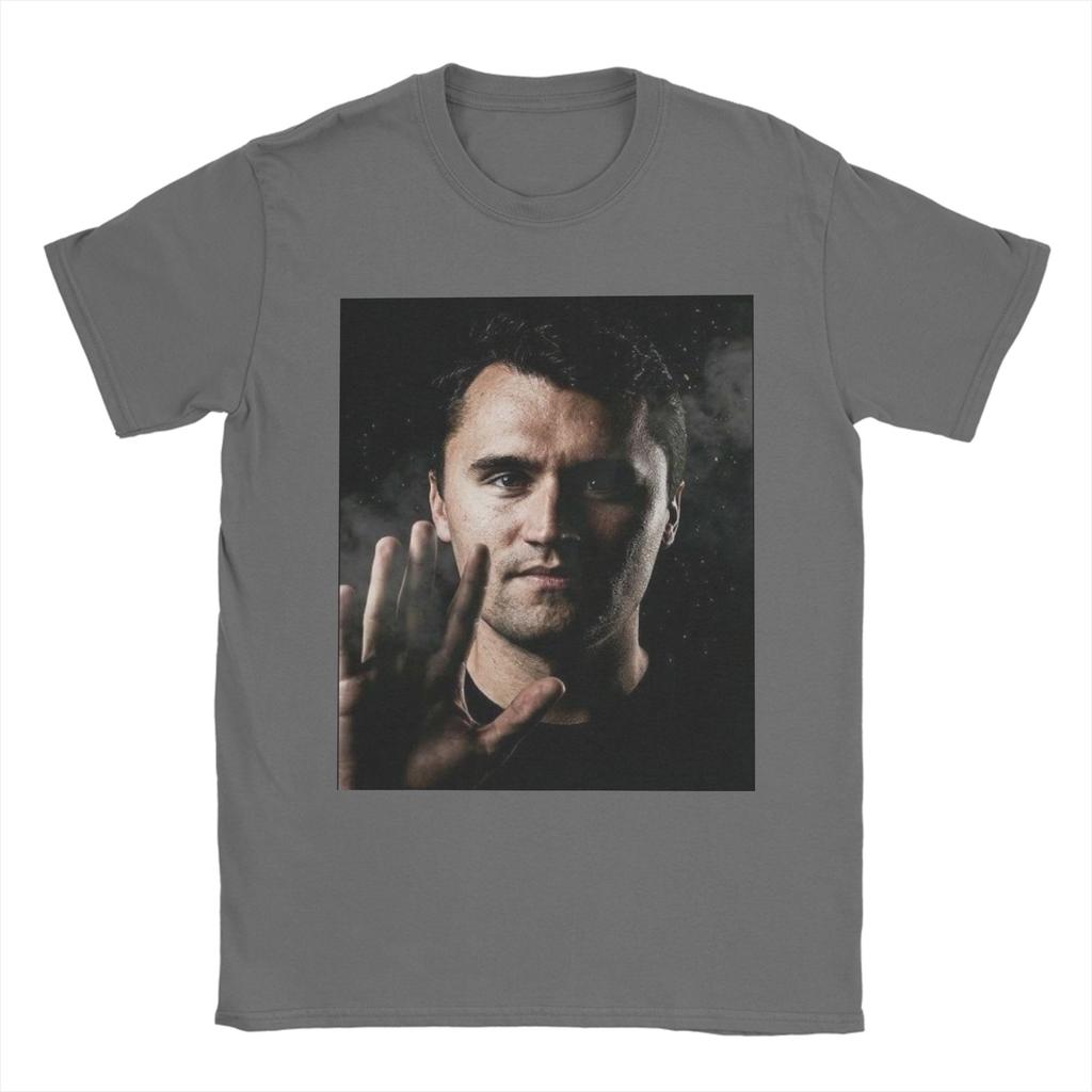 Unisexs Womens Charlie Kirk Shirt Cotton Print Tee Shirts Clothing Outfits
