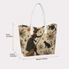 Vintage Witch Black Cat Halloween Spooky Tote Bag