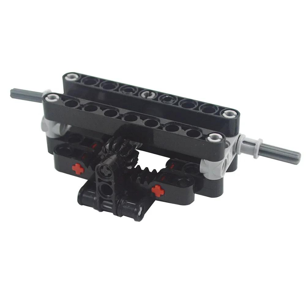 MOC Technical RC  Car Fast  Motors Building Block Differential Suspension System Monster Motor Car Bricks Educational Toys