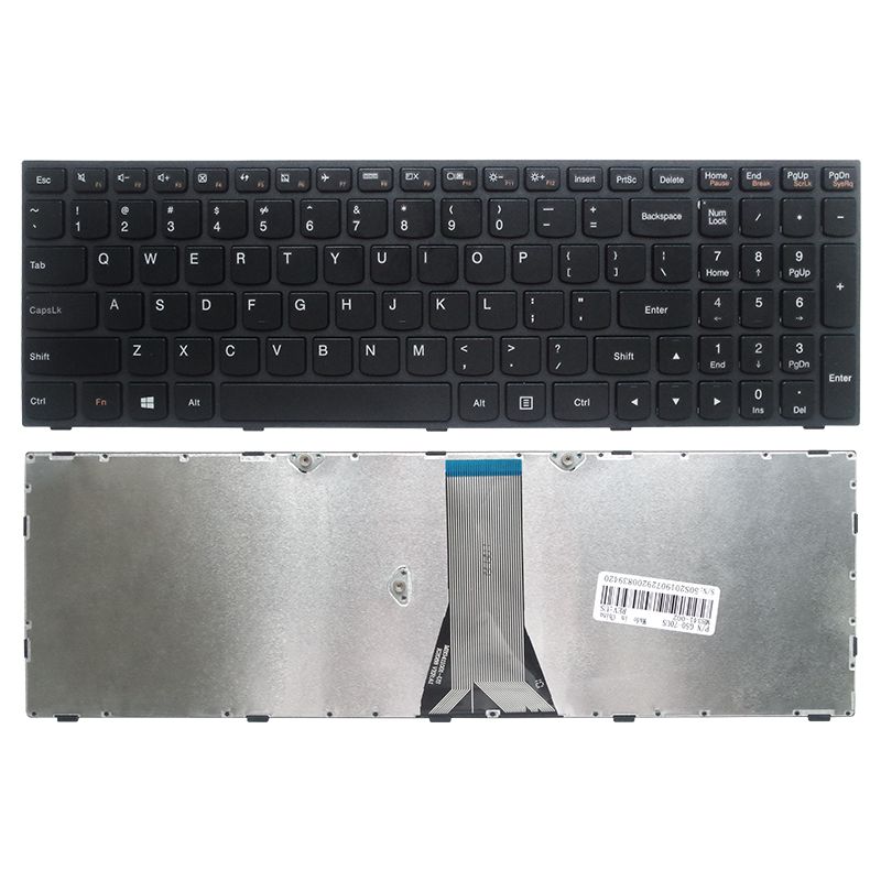 

Applicable to Lenovo G50-70 at 45 30 80 Z51 N50 B50 B51 300-15 Notebook Keyboard (Applicable) (Black Box) [New]]