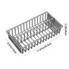 Stainless Steel Chopstick Spoon Storage Rack Silver Cutlery Storage Basket  for Kitchen