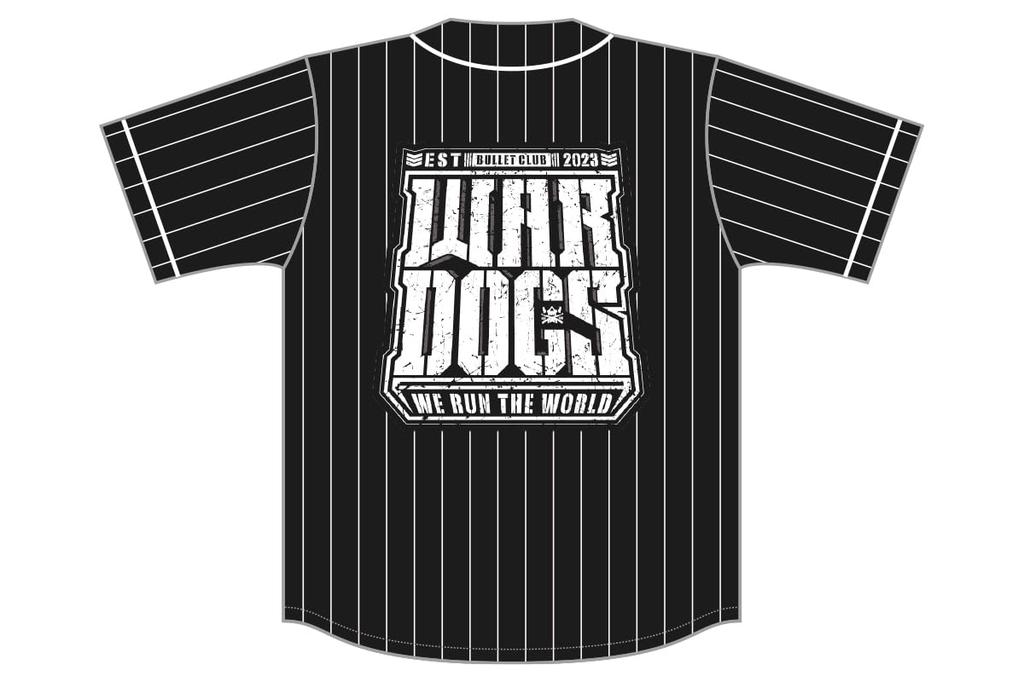 New Japan Pro-Wrestling BULLET CLUB WAR DOGS DPSCM Baseball Shirt, Size M, 6615103892