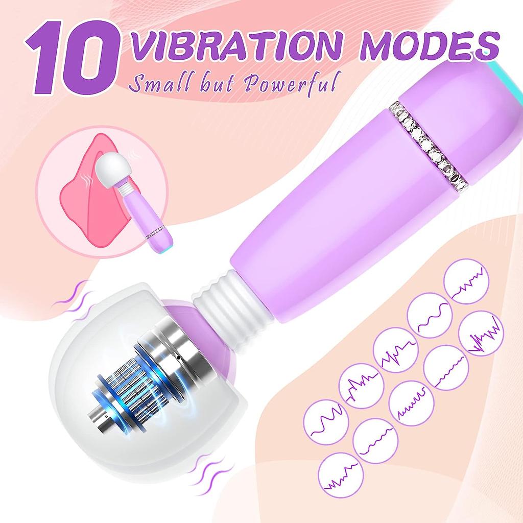 Mini CVibrator Nipple Vagina Massager Clitoris Stimulator G Spot Anal Sex Toy for Women Couple Foreplay AV Stick