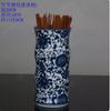 Jingdezhen Ceramic Incense Burner Blue and white porcelain candle stand Offering ornaments in front of Buddha