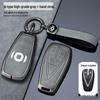 Compatible Key Cover for Changan Qiyuan A05/A06/A07 – Metal Shell with Leather Snap Button.
