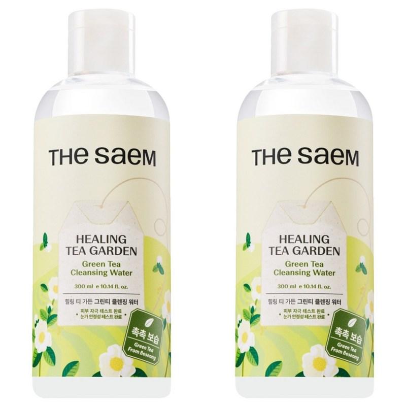 The Saem Healing Tea Garden Green Tea Cleansing Water, 300ml, 2 pcs