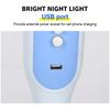 SOECOPO 10H Runtime Solar Fan with Solar Panels Blackout Emergency USB Port & Night Light 3 Speed Adjustable Portable Fan Home