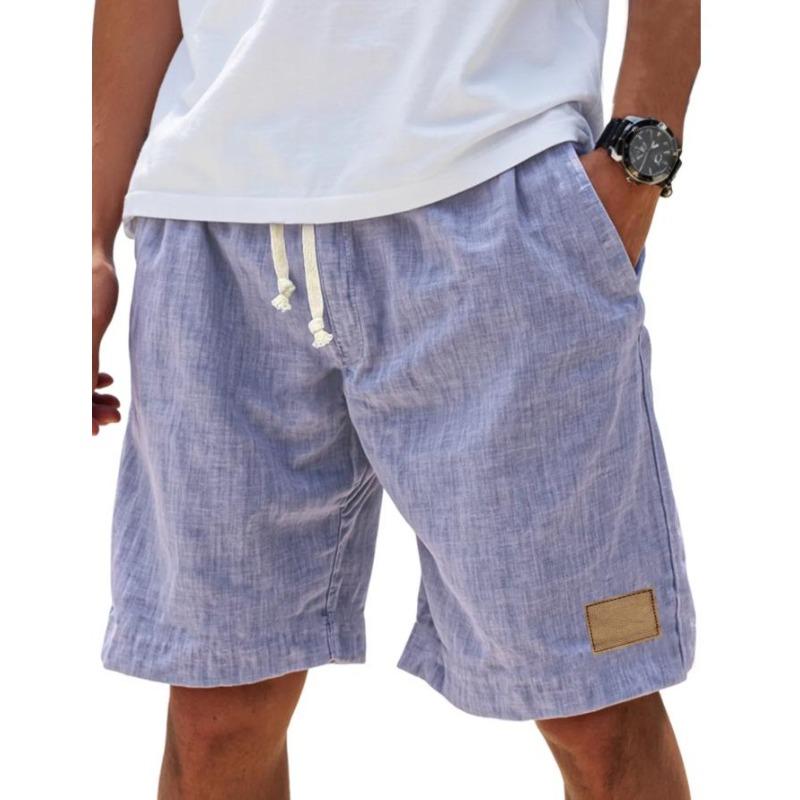 New Arrival Men's Retro Breathable Linen Loose Holiday Shorts Fashion Casual Shorts