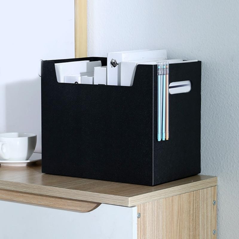 File Organizers Office Desktop File Holder Box Desk Book Holder File Storage Rack Holder Stand Bookshelf File Holder