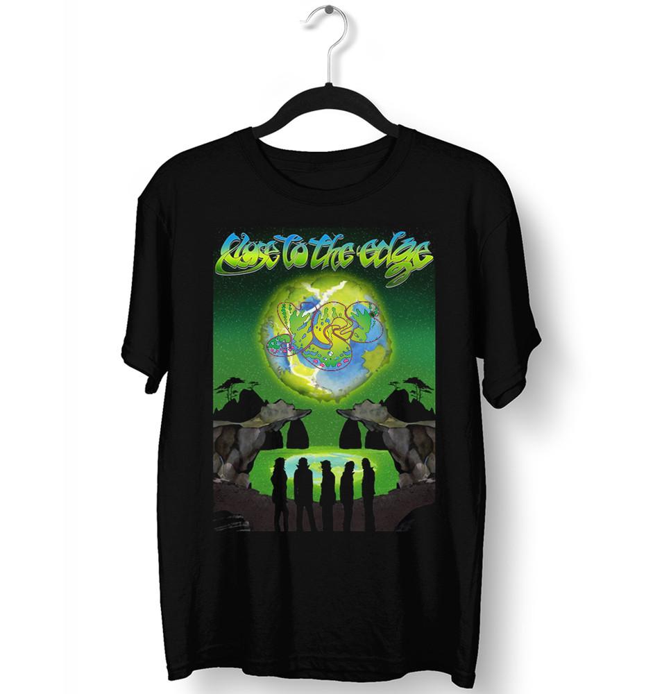 Close To The Edge Yes Band Shirt Black Short Sleeve Unisex All Size S-5XL Unisex T-Shirt XXXL