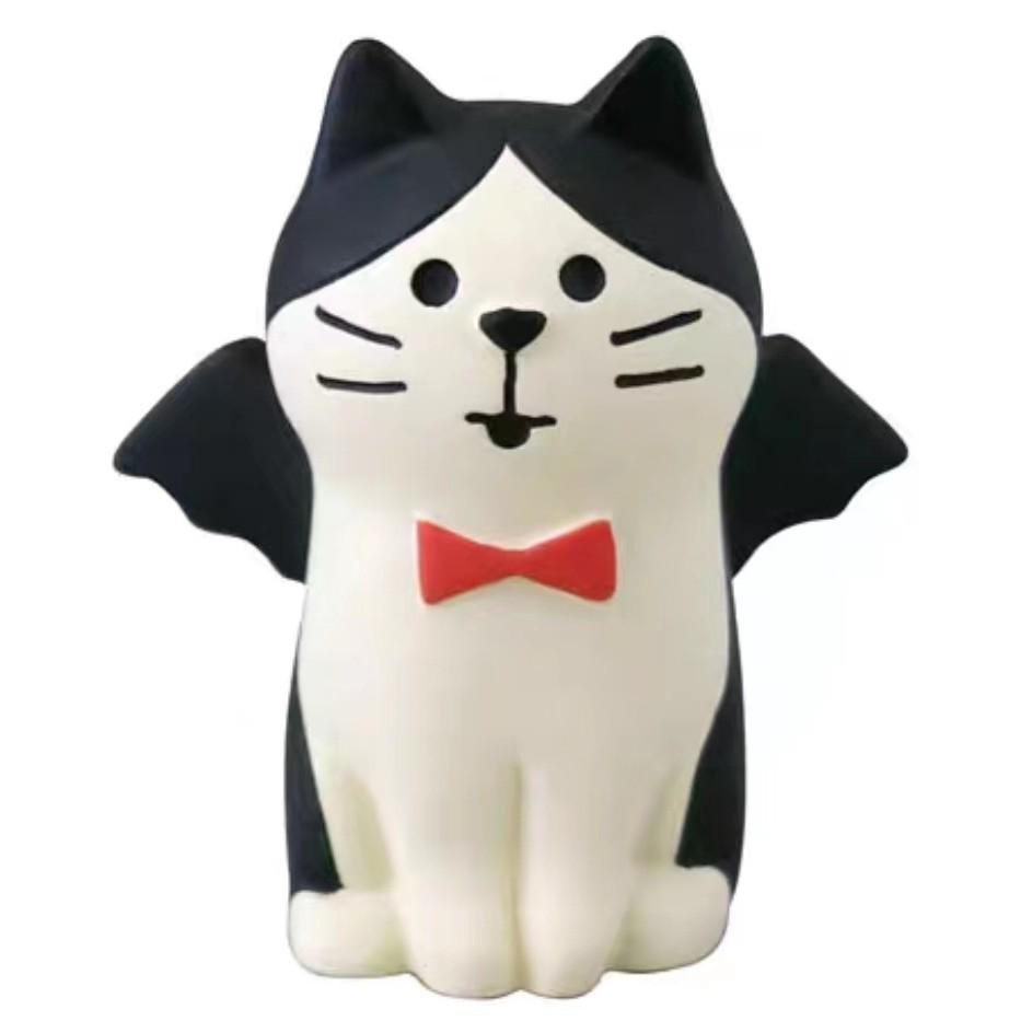 Japanese Cat ZAKKA Halloween Series Mini Resin Photography Prop Ornament