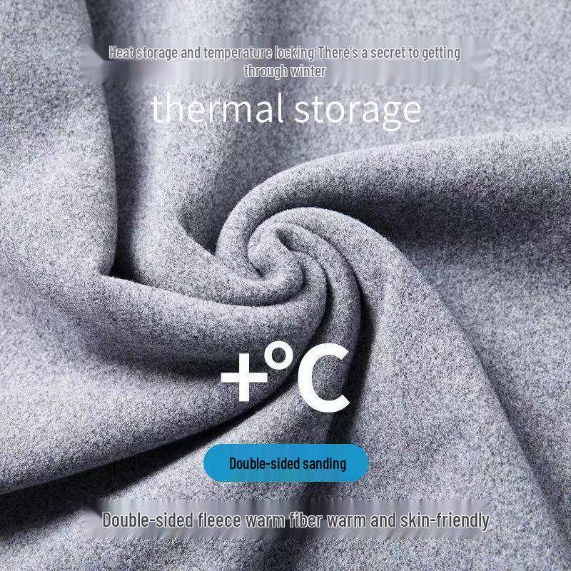 Vestă călduroasă de catifea cu căptușeală de lână pentru bărbați - Strat de bază gros de iarnă pentru bărbați de vârstă mijlocie și vârstnici