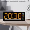 LED Digital Clock Featuring 12/24Hour Format And Automatic Night Modes Alarm Clock Perfect For Home Or Desk Use