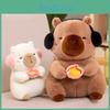 Adorable Capybara Plush Toy With Soft Short Plush Fabric For Kids And Collectors