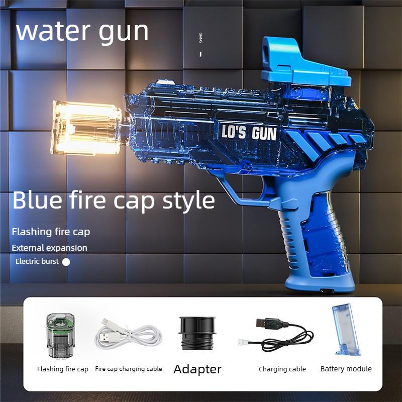 Non-Toxic Electric Water Gun High Pressure Squirt Gun Automatic Shooting Watergun Summer Outdoor Beach Pool Garden Fight Toy Gun Kids Gift