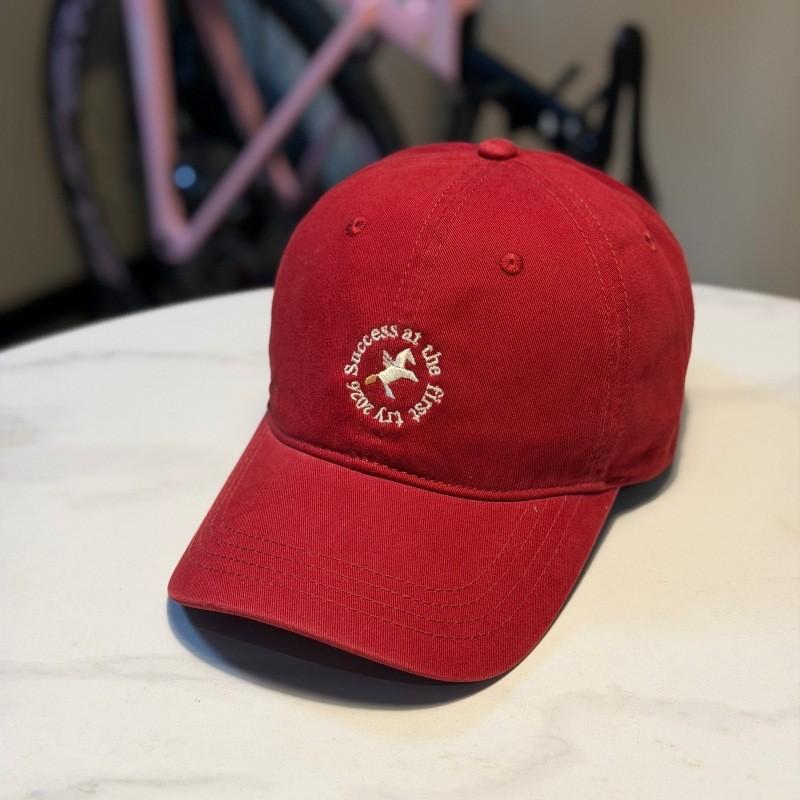 Cotton Embroidered Letter Baseball Cap For Casual Sports And Sun Protection