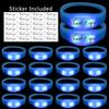 20-100 Piezas Pulseras LED para Bodas Pulsera Luminosa Activada por Música y Sonido Pulseras que Brillan en la Oscuridad Para Suministros de Fiesta de Cumpleaños