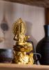 Buddha statue Manjusri Bodhisattva 15cm Buddhist Hideun Makita Original model in the year of the Zodiac guardian principal image Zodiac Takaoka