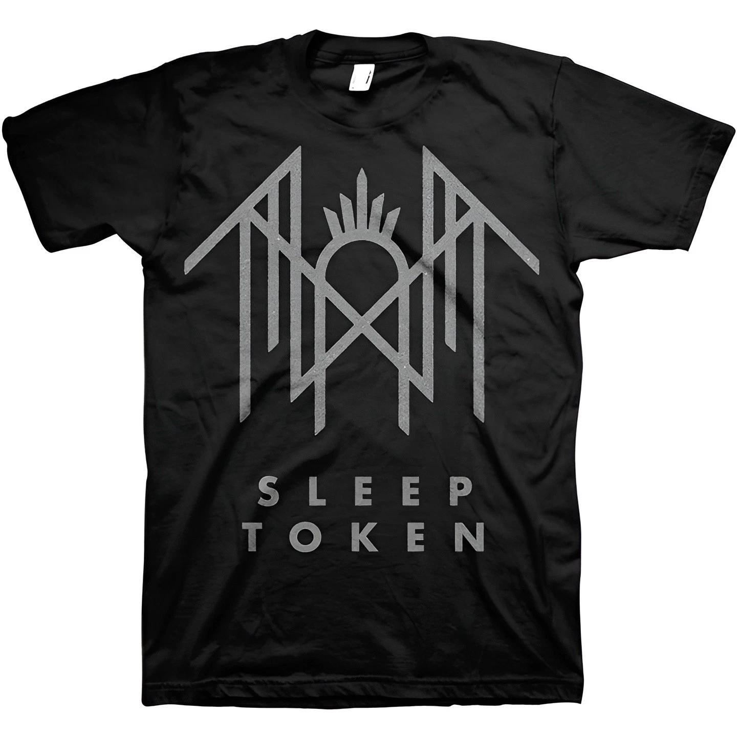 Authentic Sleep Token Crystalline Logo Sparkling Print T-Shirt S-3 NEW S