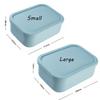 Lunchbox aus Silikon in Lebensmittelqualität, Crisper-Funktion, für die Mikrowelle, spezielle Erwärmung, Lunchbox, gefrier- und ofenfest, Lunch-Snack- und Lebensmittelbehälter