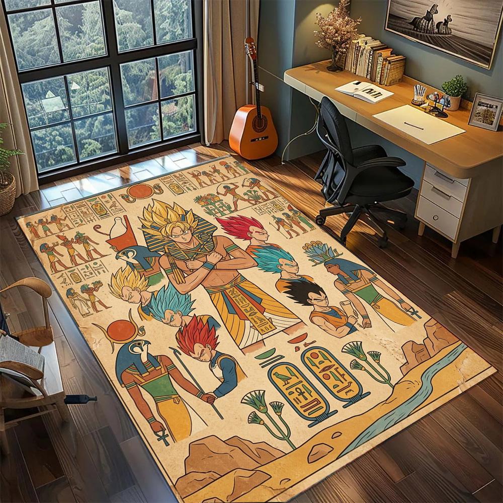 Dragon Ball!Rug Carpet Large Area Rug Non Slip Washable Floor Mat Gamer Room Bedroom Home Decor