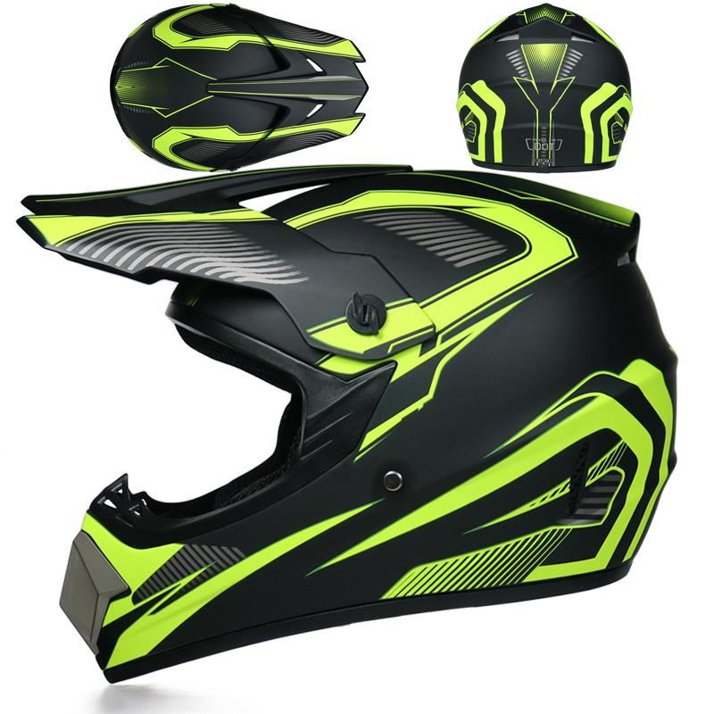 Four Seasons Motorcycle Off-road Helmet for Men and Women, Electric Bike Helmet, Mountain Bike Off-road Helmet, Racing Speed Descent Pedal