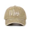 Washed Cotton Parent-child Baseball Hats Vintage Family Baseball Cap Outdoor Sunscreen Hats  Gifts