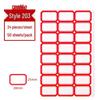 Self-Adhesive Label Paper - 68 Sheets for Handwritten Name and Classification Stickers