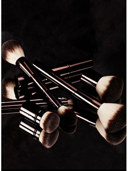 12-teiliges Make-up-Pinsel-Set: Puder- & Lidschattenpinsel mit langem Stiel, Nein. 5, Weiche Borsten.