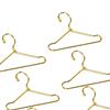 10 Pcs Dress Outfit Holder Dollhouse Furniture Bedroom Decor Doll Clothes Hangers for