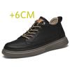 Fashion High-quality Spring Height Increase Shoes Heightening Shoes Elevator Shoes Men Height Increase Insole 6CM Sneakers Sport Shoes