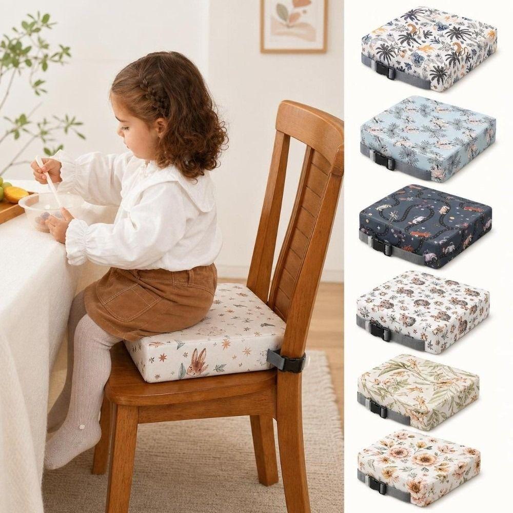Portable Children Booster Seat Cartoon Printed Toddler Chair Cushion For Children