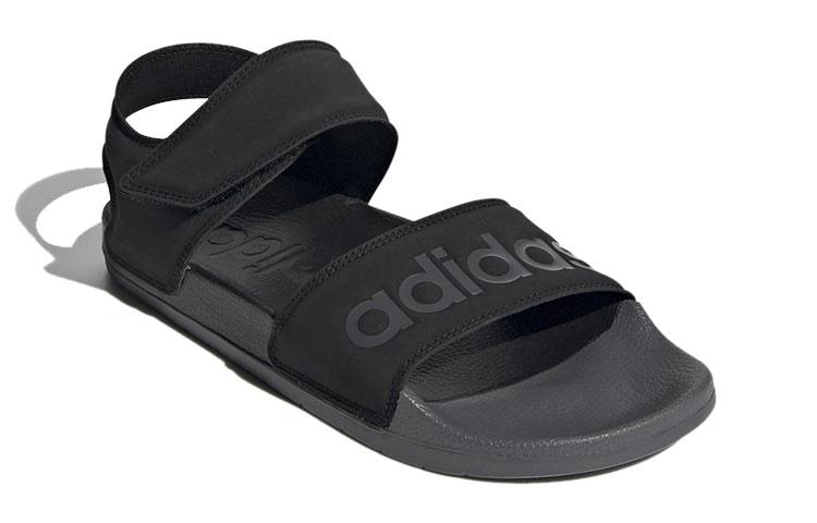 Adilette Adidas Sandál 'Černá Šedá' FY8649